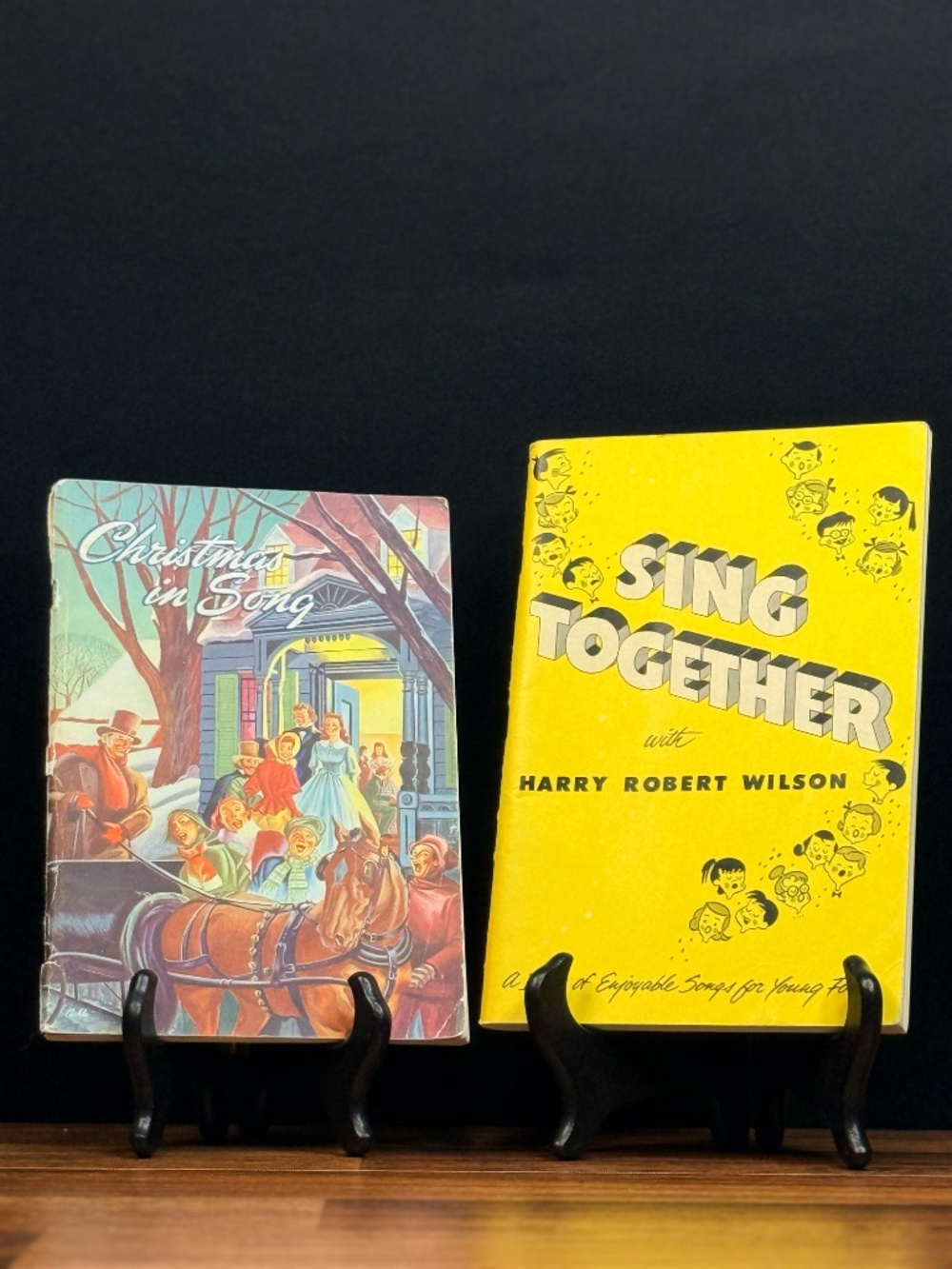 Vintage Music Books “Christmas in Song” and “Sing Together"
